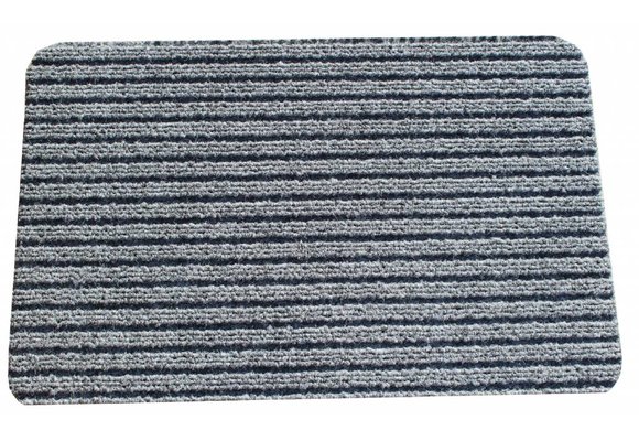 Naaldvilt deurmat Solid 40 X 60 cm. l Grijs