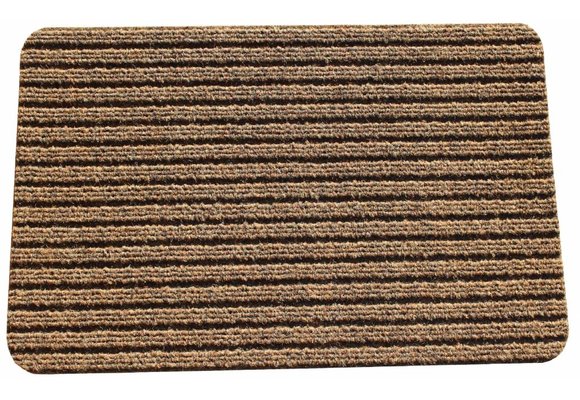 Naaldvilt deurmat Solid 50 X 80 cm. Beige