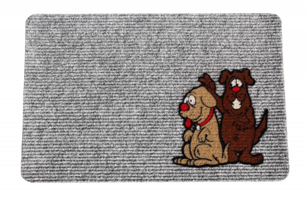 Naaldvilt deurmat Dogs 40 x 60 cm.