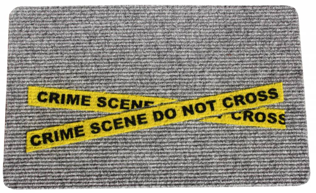 Naaldvilt deurmat Crime Scene 40 x 60 cm. Naaldvilt deurmat Crime Scene 40 x 60 cm.