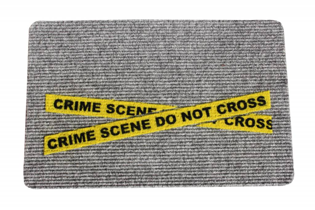 Naaldvilt deurmat Crime Scene 40 x 60 cm. Naaldvilt deurmat Crime Scene 40 x 60 cm.