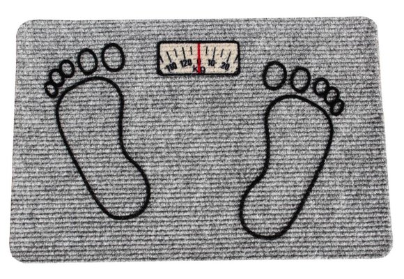 Naaldvilt deurmat Weight Watcher 40 x 60 cm.