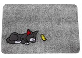 Naaldvilt deurmat Cat 40 x 60 cm.