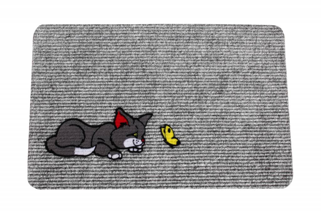 Naaldvilt deurmat Cat 40 x 60 cm.