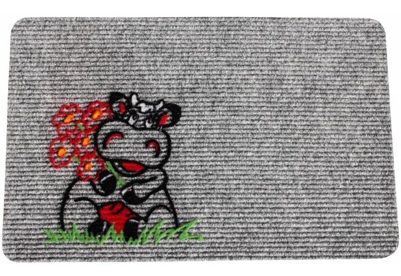 Naaldvilt deurmat Cow 40 x 60 cm.