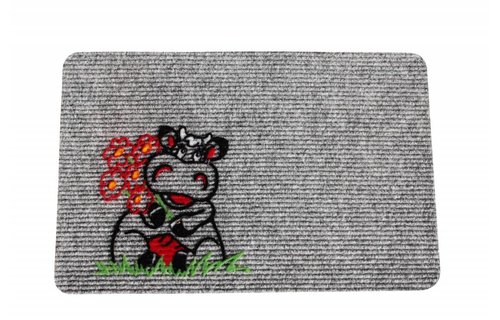 Naaldvilt deurmat Cow 40 x 60 cm. Naaldvilt deurmat Cow 40 x 60 cm.