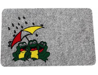 Naaldvilt deurmat Frogs 40 x 60 cm.