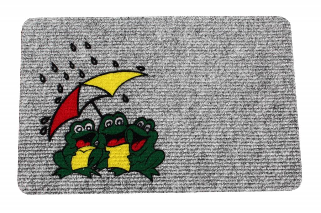 Naaldvilt deurmat Frogs 40 x 60 cm. Naaldvilt deurmat Frogs 40 x 60 cm.