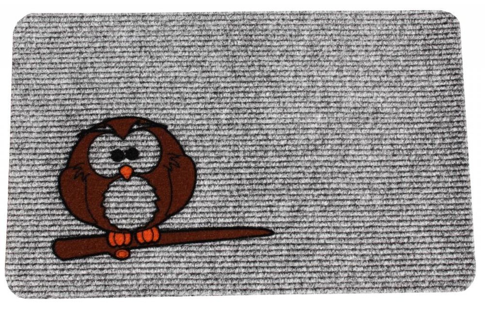 Naaldvilt deurmat Owl 40 x 60 cm. Naaldvilt deurmat Owl 40 x 60 cm.