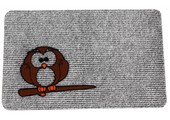Naaldvilt deurmat Owl 40 x 60 cm.
