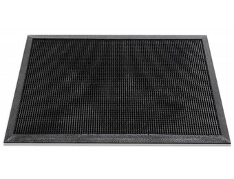Rubber deurmat fingertip 40x60 cm.