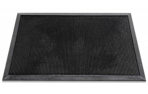 Rubber deurmat fingertip 40x60 cm.