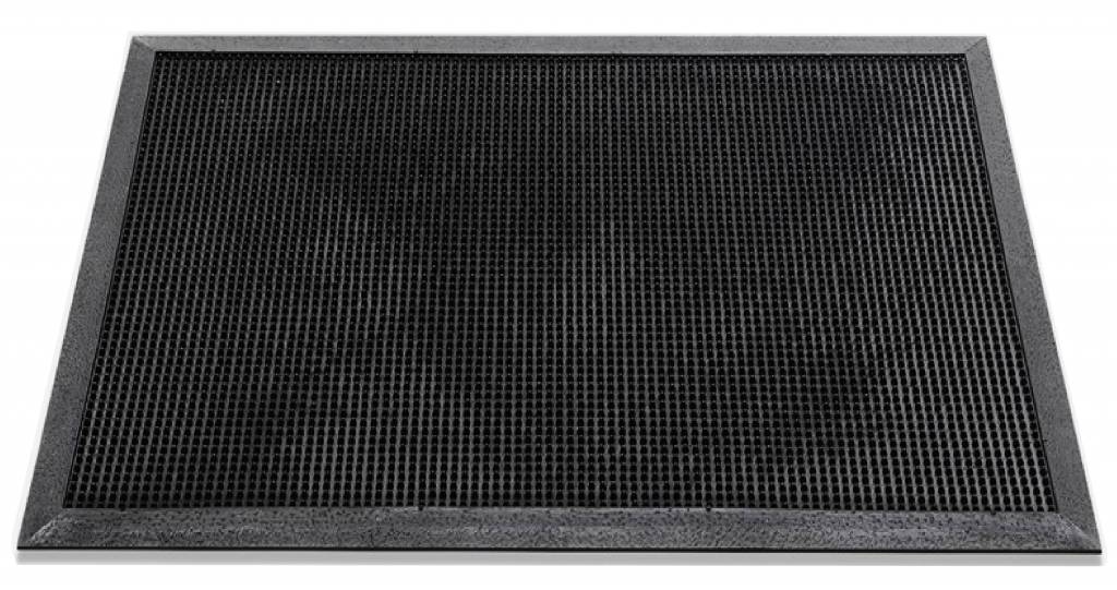Rubber deurmat fingertip 40x60 cm.