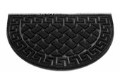 Rubber deurmat Wave Halfrond 40x60 cm.