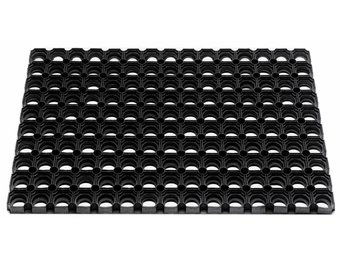 Rubber deurmat Domino 50 x 80 cm.