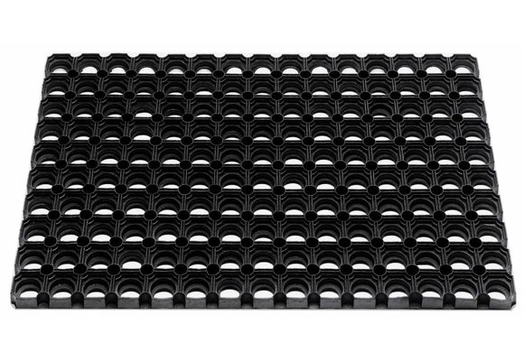 Rubber deurmat Domino 50 x 80 cm.
