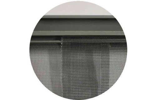 Horgordijn California 100x220 cm.  Zwart