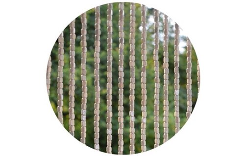 Deurgordijn Houtparels "Wood  Naturel" 90x200 cm.