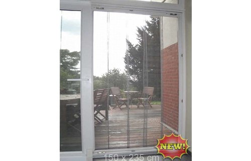 Horgordijn  Maxi -  6 lamellen 150x235 cm.