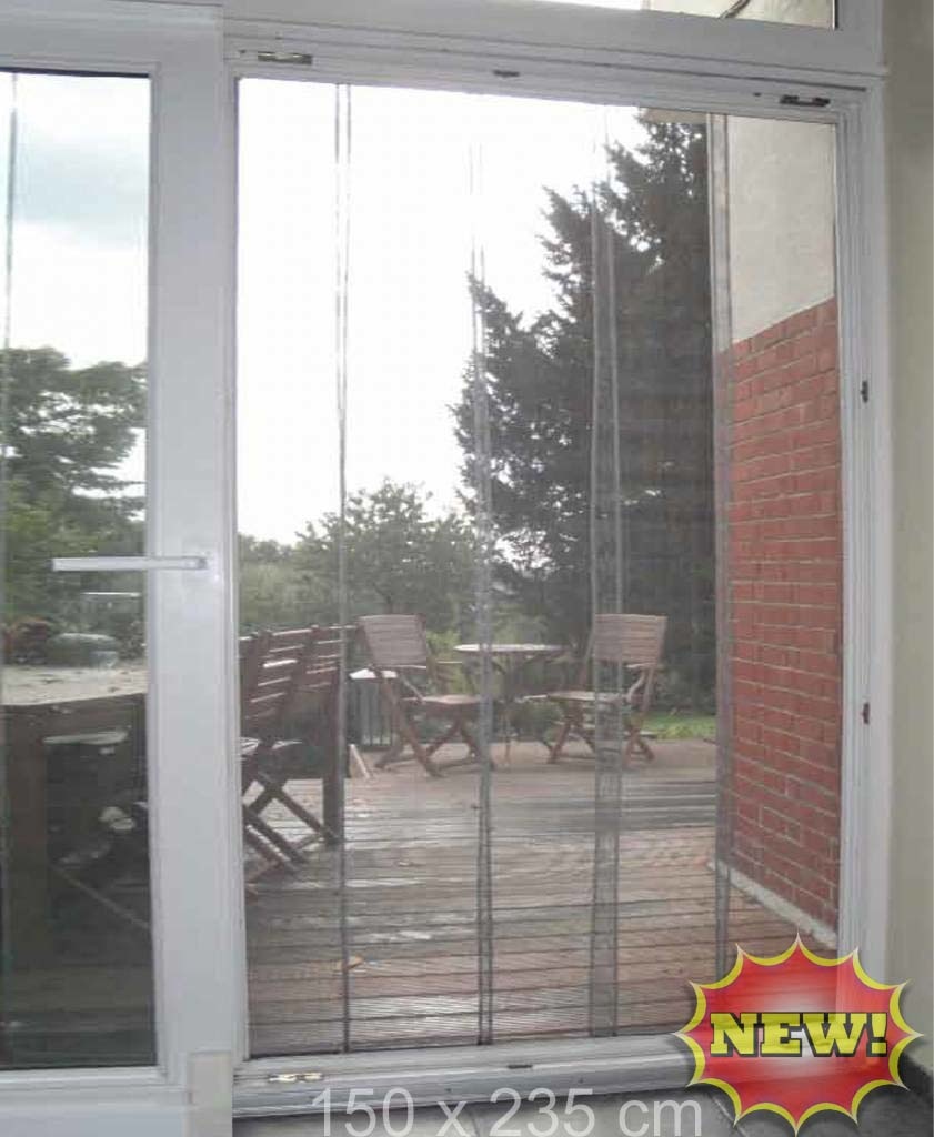 Horgordijn  Maxi -  6 lamellen 150x235 cm.