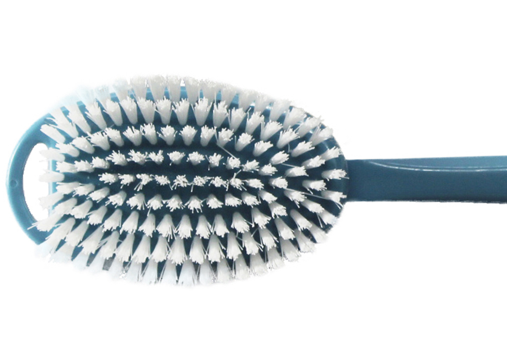 Badborstel Nylon pvc steel blauw