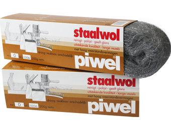 Piwel Staalwol 200gr nr 0 - fijn