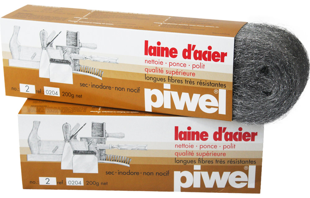 Piwel Staalwol 200gr  nr 2 -  gemiddeld