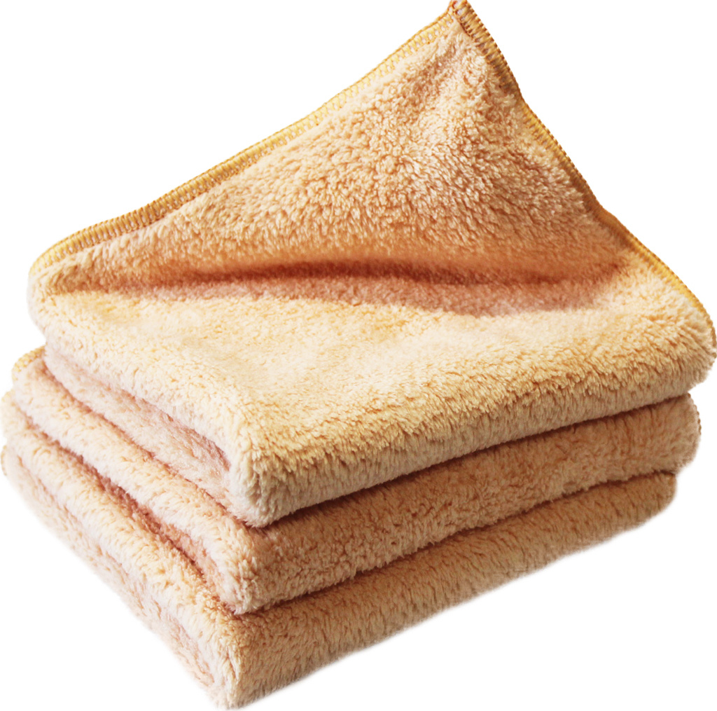 Nano Microvezeldoeken 32 x 36 cm.  Peach  3 st