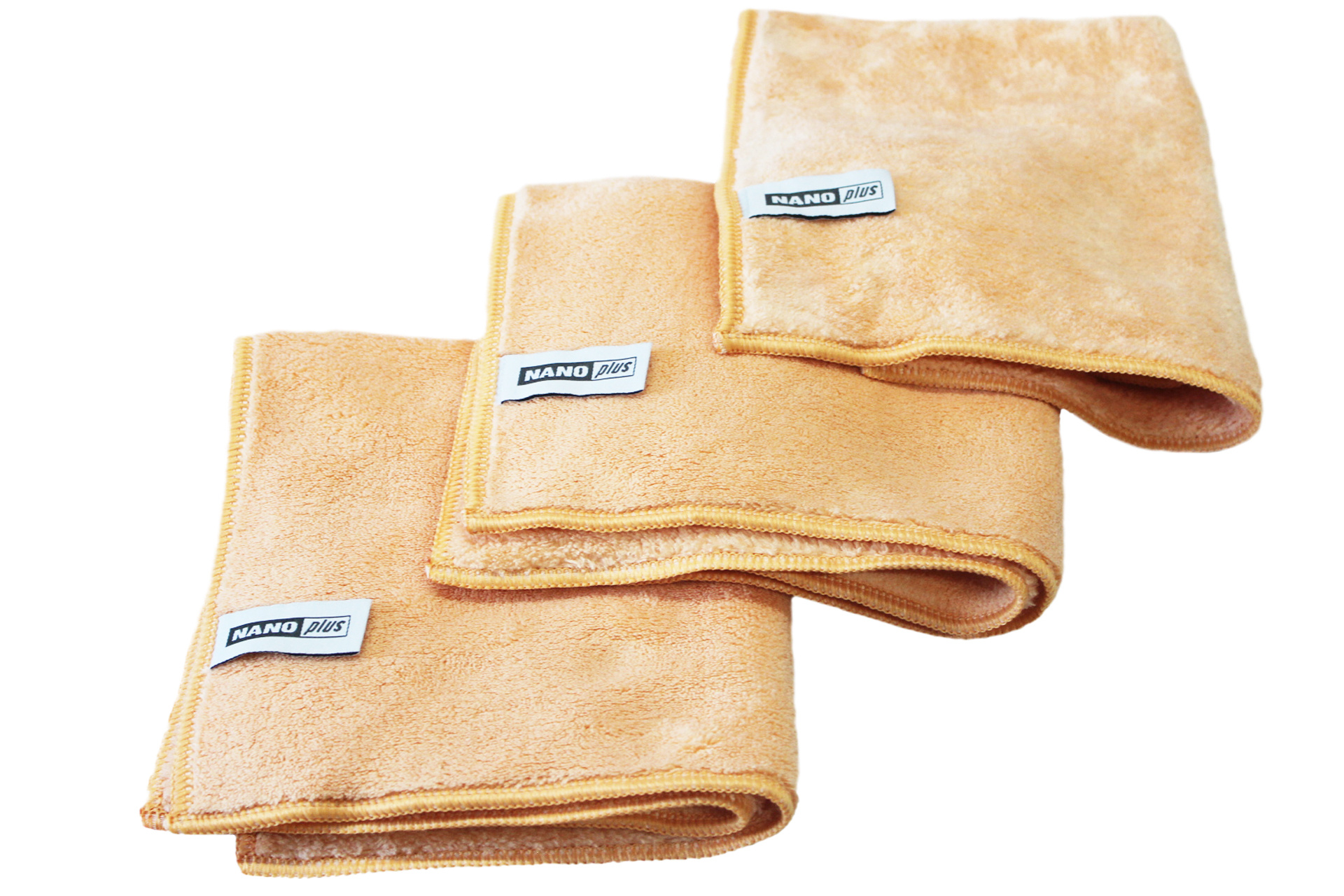 Nano Microvezeldoeken 32 x 36 cm.  Peach  3 st