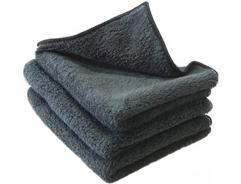 Nano Microvezeldoeken  Zwart  3 st