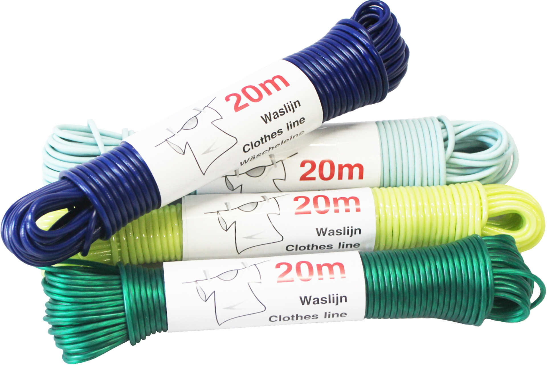 Waslijndraad / waslijn 20 meter