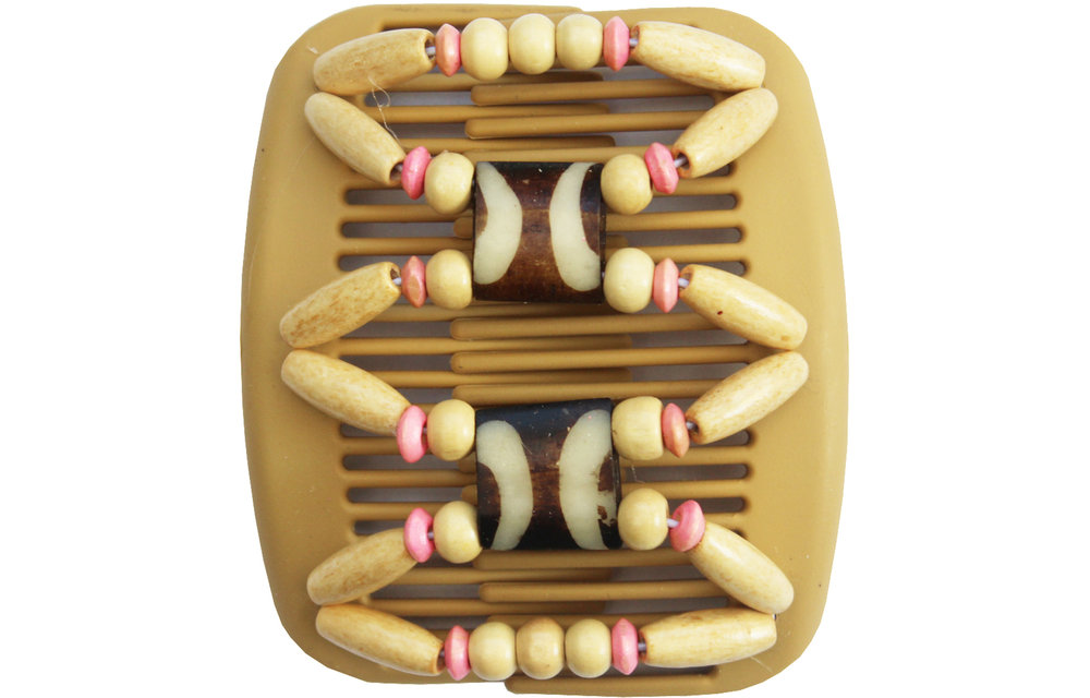 African Butterfly Hair Clips - Beige/ beige-pink African Butterfly Hair Clips - Beige/ beige-pink