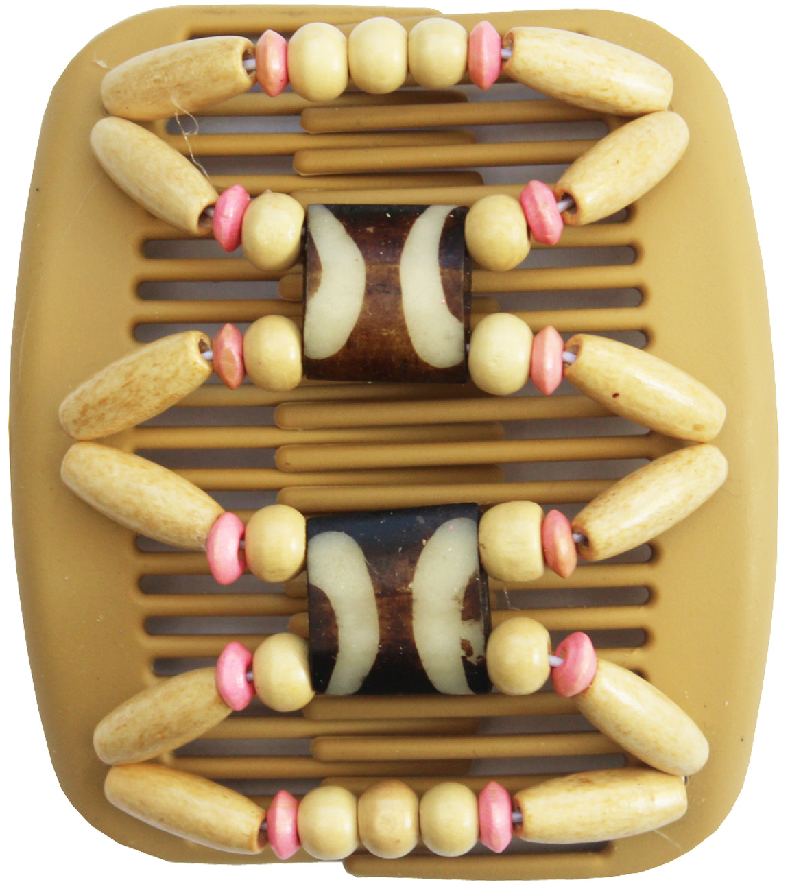 African Butterfly Hair Clips   -  Beige/ beige-pink African Butterfly Hair Clips   -  Beige/ beige-pink