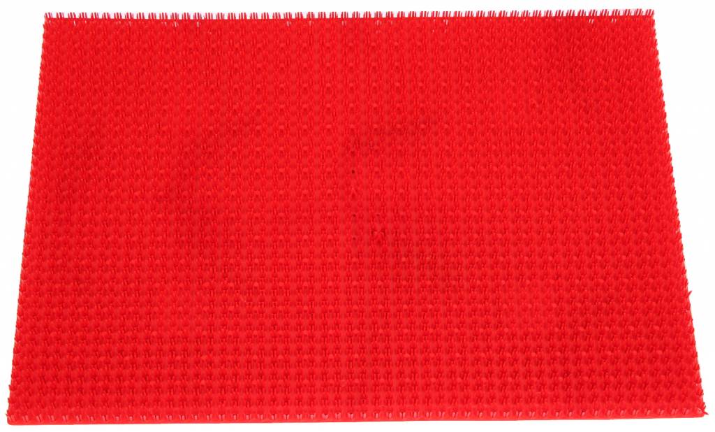 Deurmat Trendy Rood "Grasmat" 40x60 cm. Deurmat Trendy Rood "Grasmat" 40x60 cm.