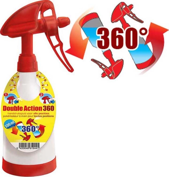 Hand drukspuit 500 ml.  "Double Action 360°"