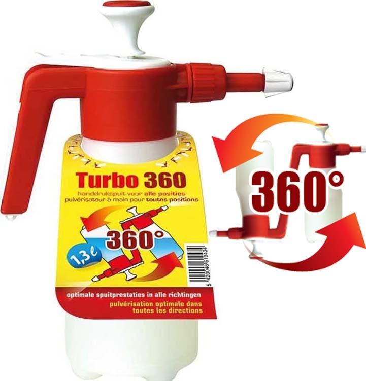 Hand drukspuit 1,3 L.  "Turbo 360°"