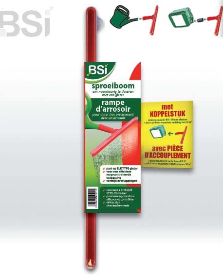 Zuinige sproeiboom met koppelstuk