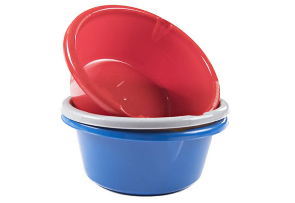 Waskom rond  32 cm. -  6 liter