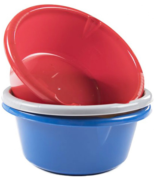 Waskom rond  32 cm. -  6 liter