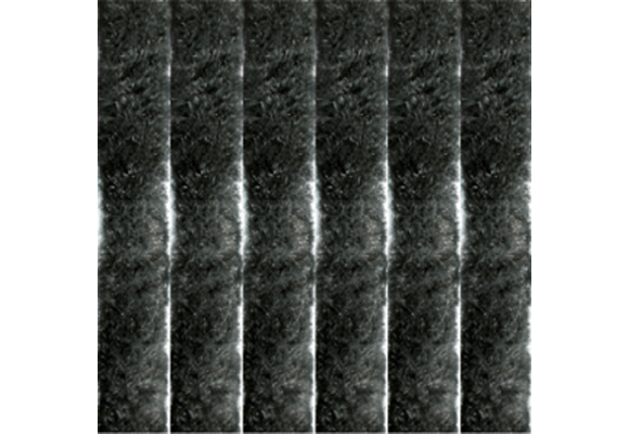 Vliegengordijn kattenstaart 125x230 cm. Zwart