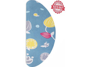 Strijkplankovertrek Banaan -  Blauw Close flower