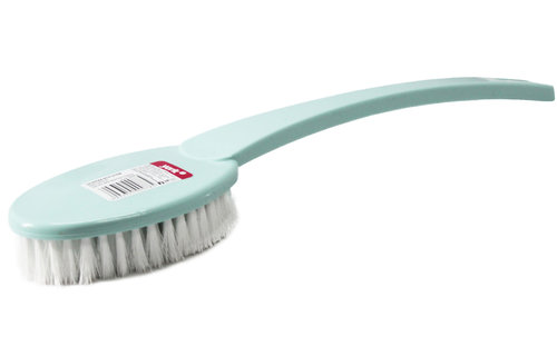 Badborstel  zacht Nylon - pvc steel lichtblauw