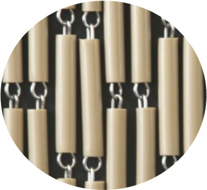 Luxe Vliegengordijn TUPE - 100x232cm. taupe Luxe Vliegengordijn TUPE - 100x232cm. taupe