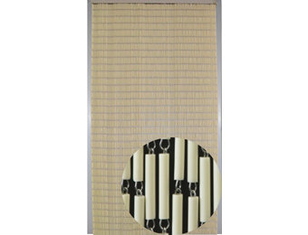 Luxe Vliegengordijn TUPE - 90x210 cm. Ivoor