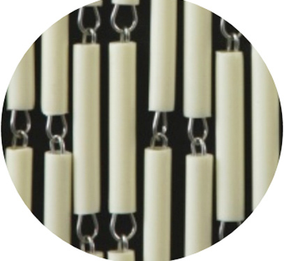 Luxe Vliegengordijn  TUPE - 100x232cm.   Ivoor Luxe Vliegengordijn  TUPE - 100x232cm.   Ivoor