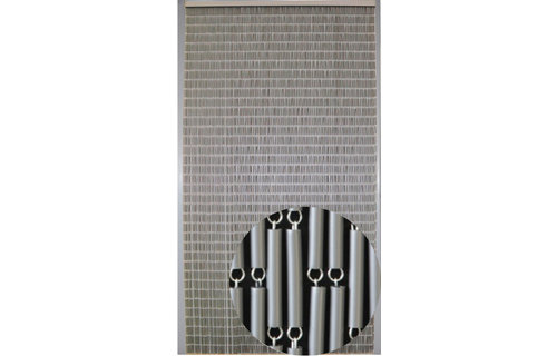 Luxe Vliegengordijn TUPE - 90x210 cm.  Zilver