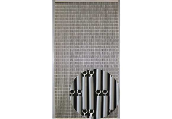 Luxe Vliegengordijn  TUPE - 100x232cm.   Zilver