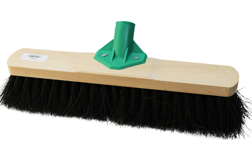 Straatbezem Bassine 40 cm met steelhouder Straatbezem Bassine 40 cm met steelhouder