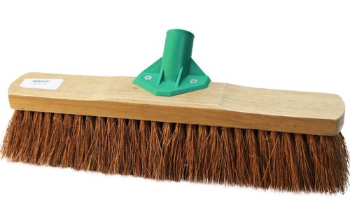 Kokosbezem Superior  40 cm met steelhouder