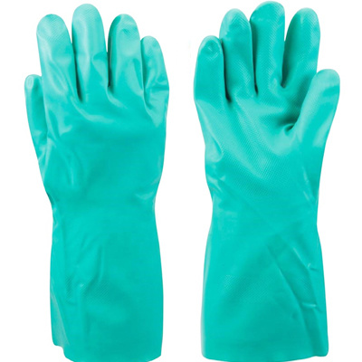 Chemisch bestendige handschoenen in nitril - Groen
